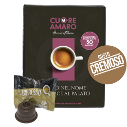 Caffè Cuore Amaro Capsule Compatibili Dolce Gusto | Espresso Intenso