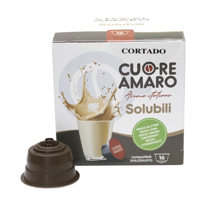 Cortado Capsule Dolce Gusto | Espresso con Latte Cremoso