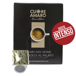 Caffè Cuore Amaro Cialde ESE 44mm | Espresso Intenso e Cremoso