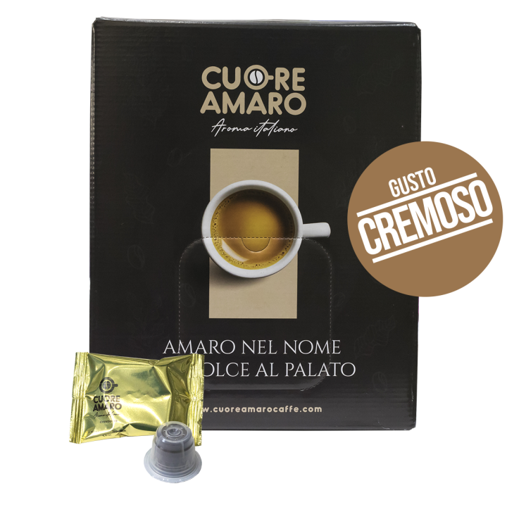 Caffè Cuore Amaro Capsule Nespresso Compatibili | Espresso Intenso