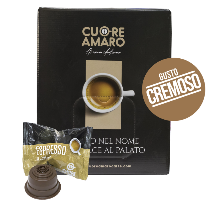 Caffè Cuore Amaro Capsule Compatibili Dolce Gusto | Espresso Intenso