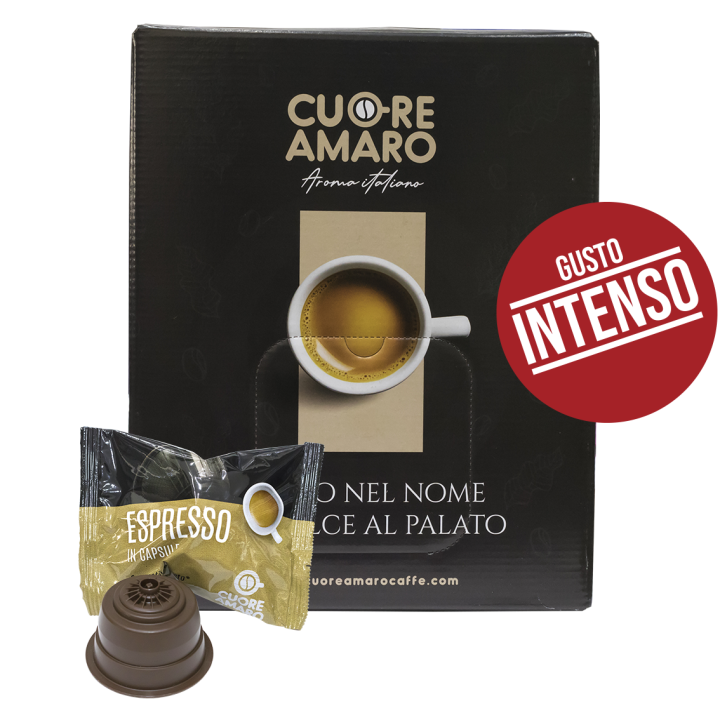 Caffè Cuore Amaro Capsule Compatibili Dolce Gusto | Espresso Intenso